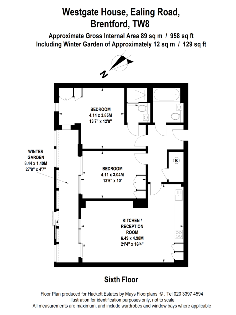 Floorplan for Westgate House, Ealing Road, Brentford, TW8 0GN